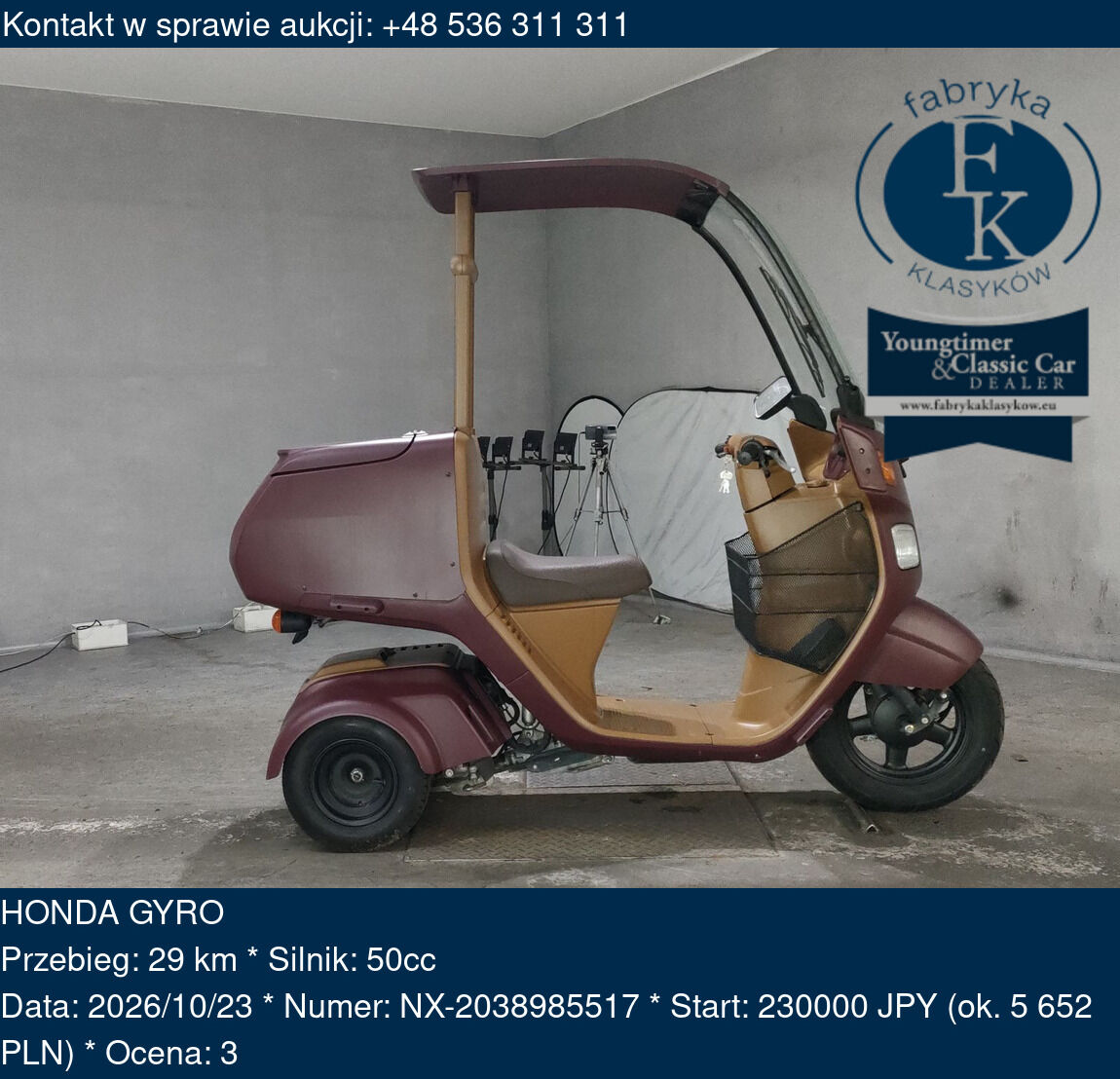 HONDA GYRO  - zdjęcie 2