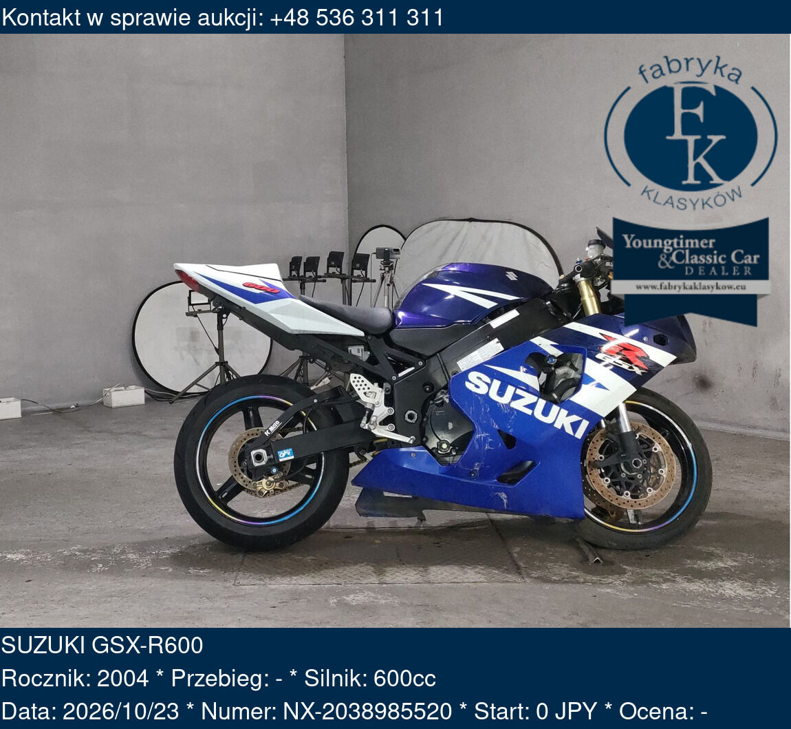 SUZUKI GSX-R600 2004 - zdjęcie 2