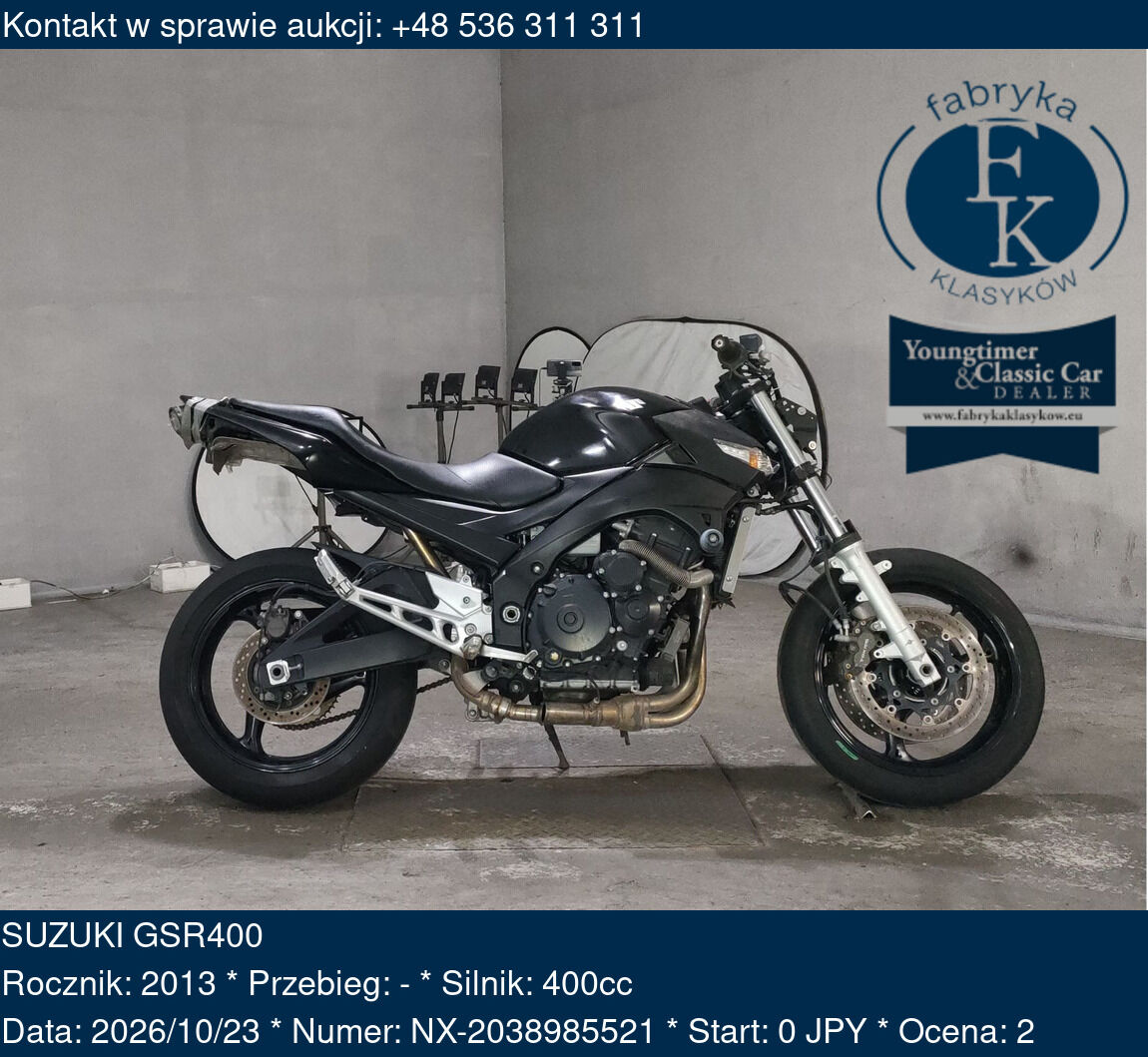 SUZUKI GSR400 2013 - zdjęcie 2