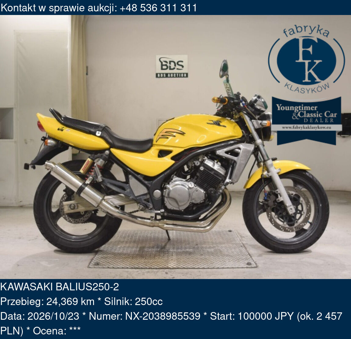 KAWASAKI BALIUS250-2 - zdjęcie 2