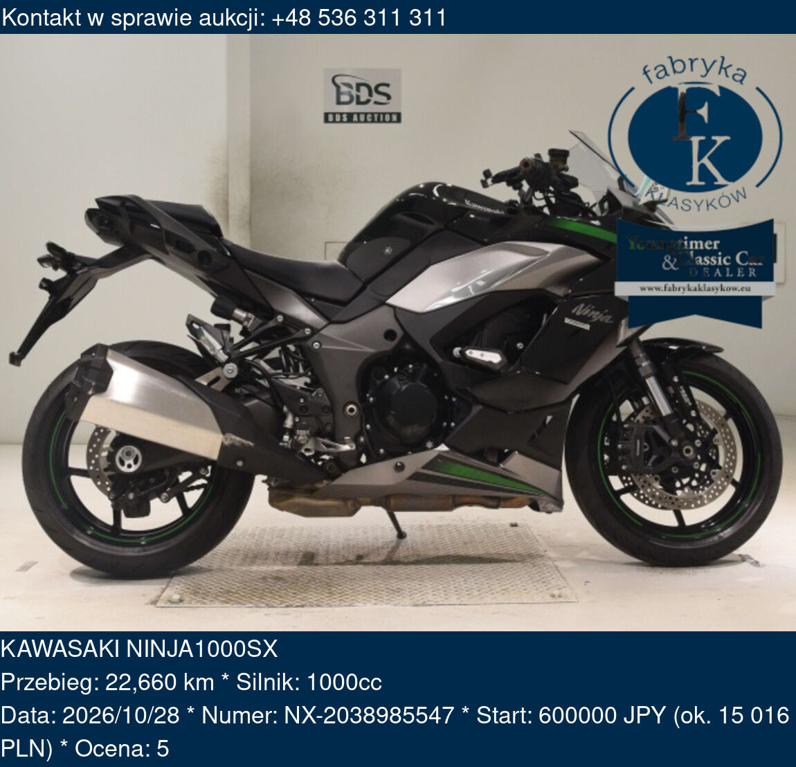 KAWASAKI NINJA1000SX  - zdjęcie 2