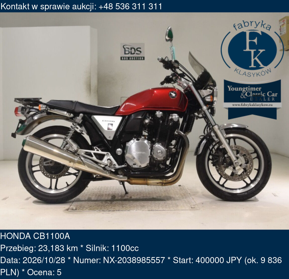 HONDA CB1100A  - zdjęcie 2