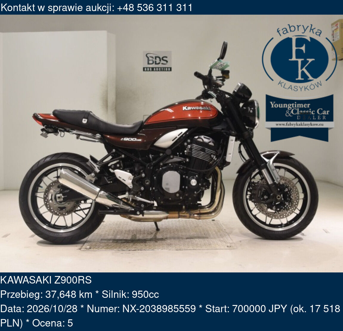 KAWASAKI Z900RS  - zdjęcie 2