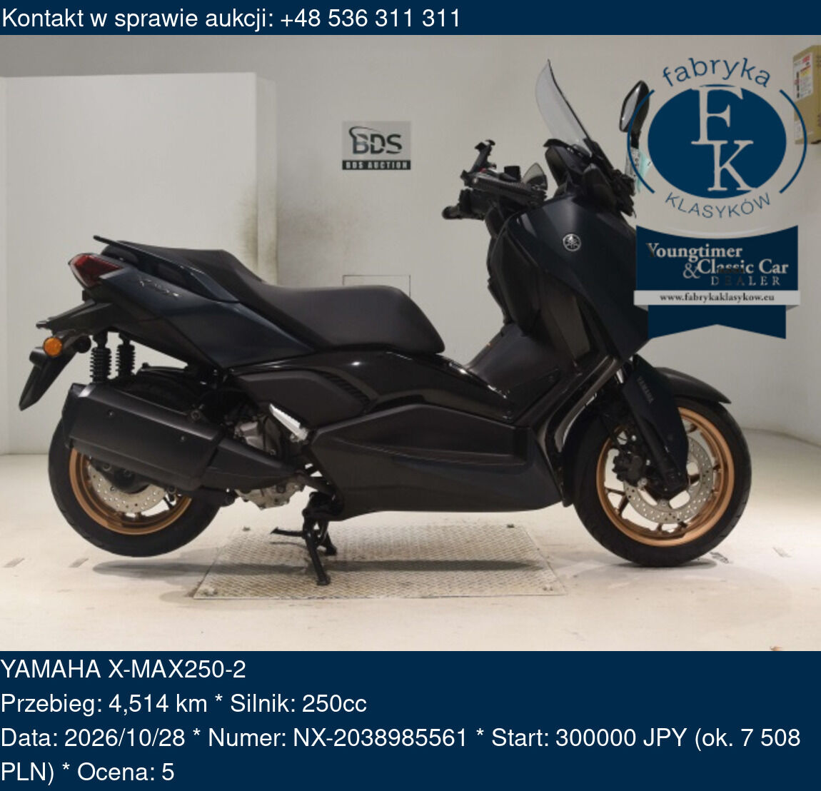 YAMAHA X-MAX250-2  - zdjęcie 2