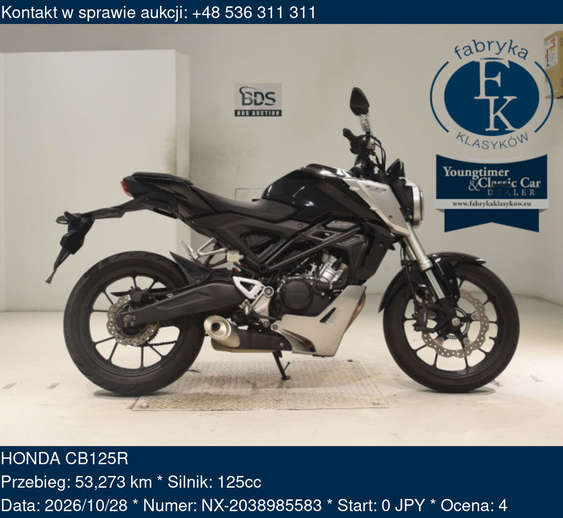 HONDA CB125R - zdjęcie 2