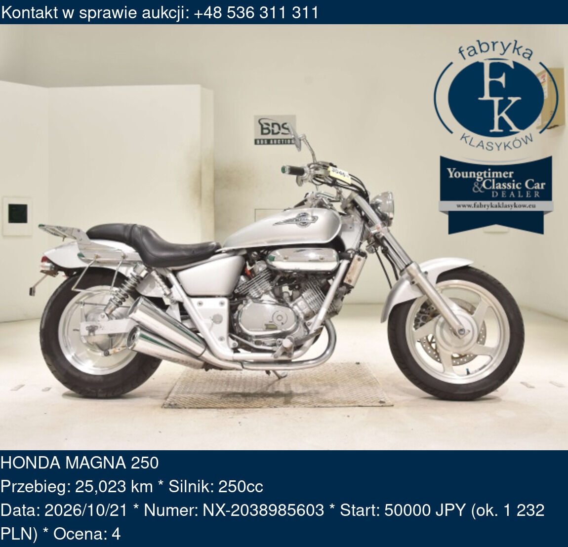 HONDA MAGNA 250  - zdjęcie 2