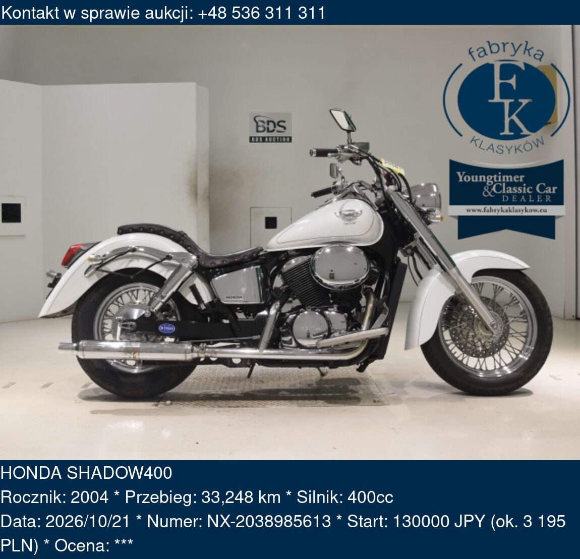 HONDA SHADOW400 2004 - zdjęcie 2