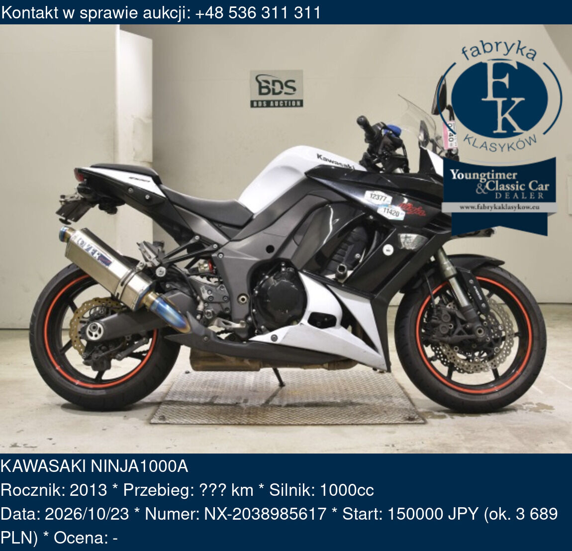 KAWASAKI NINJA1000A 2013 - zdjęcie 2
