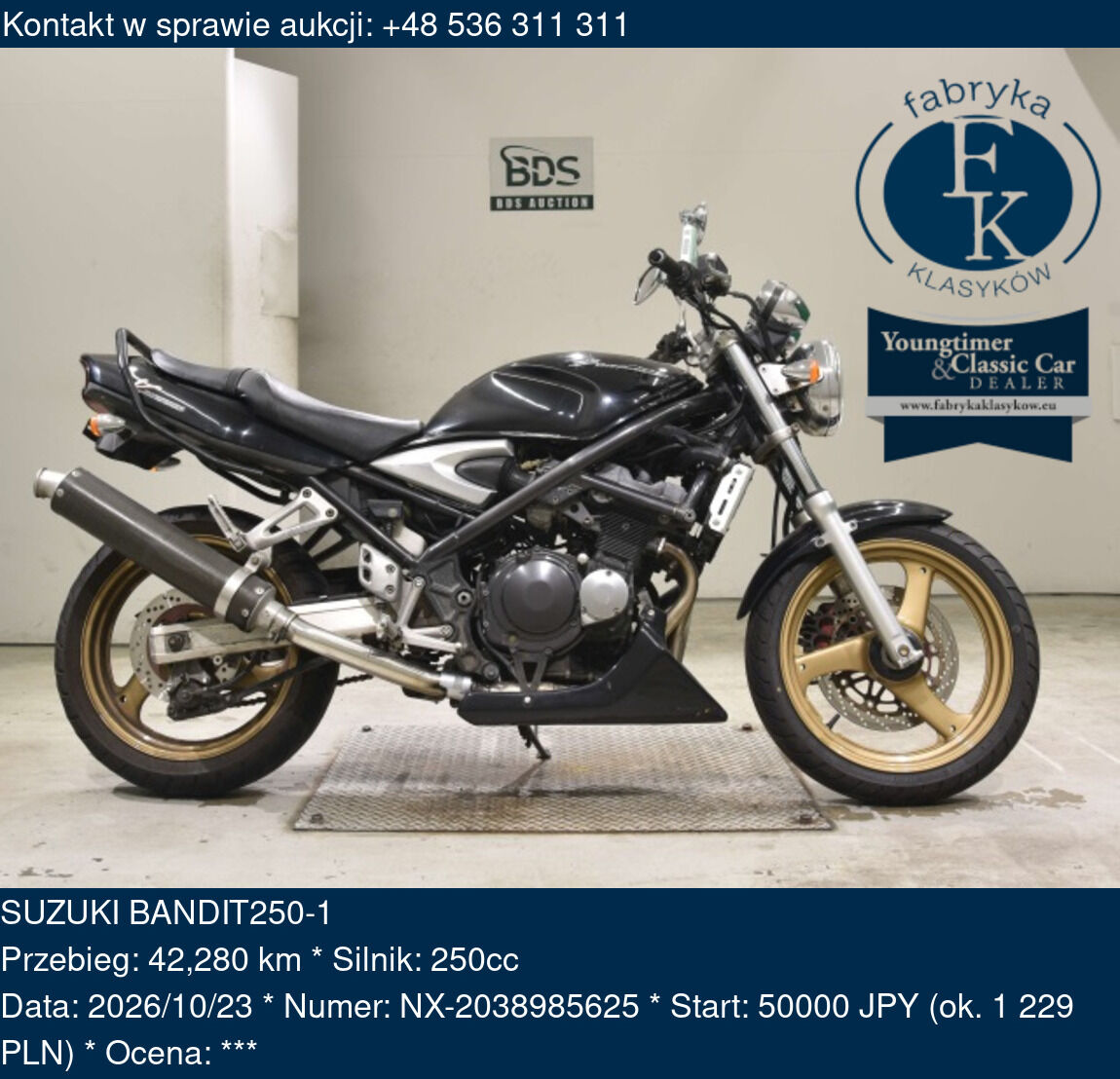 SUZUKI BANDIT250-1  - zdjęcie 2