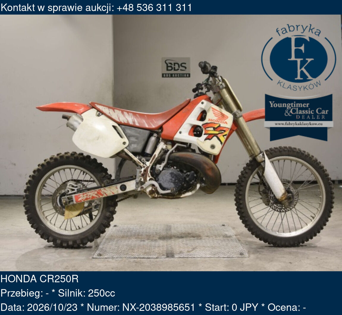 HONDA CR250R  - zdjęcie 2