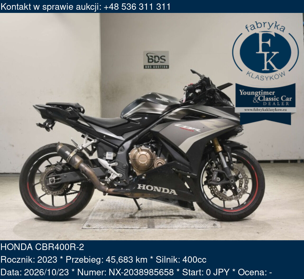 HONDA CBR400R-2 2023 - zdjęcie 2