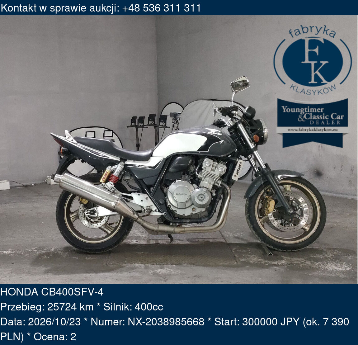 HONDA CB400SFV-4  - zdjęcie 2