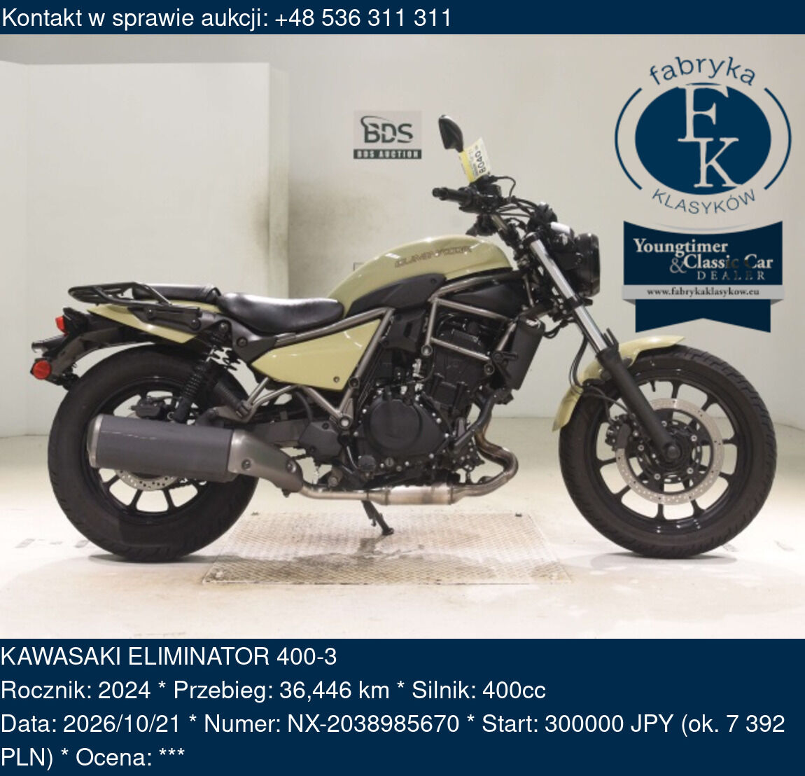 KAWASAKI ELIMINATOR 400-3 2024 - zdjęcie 2
