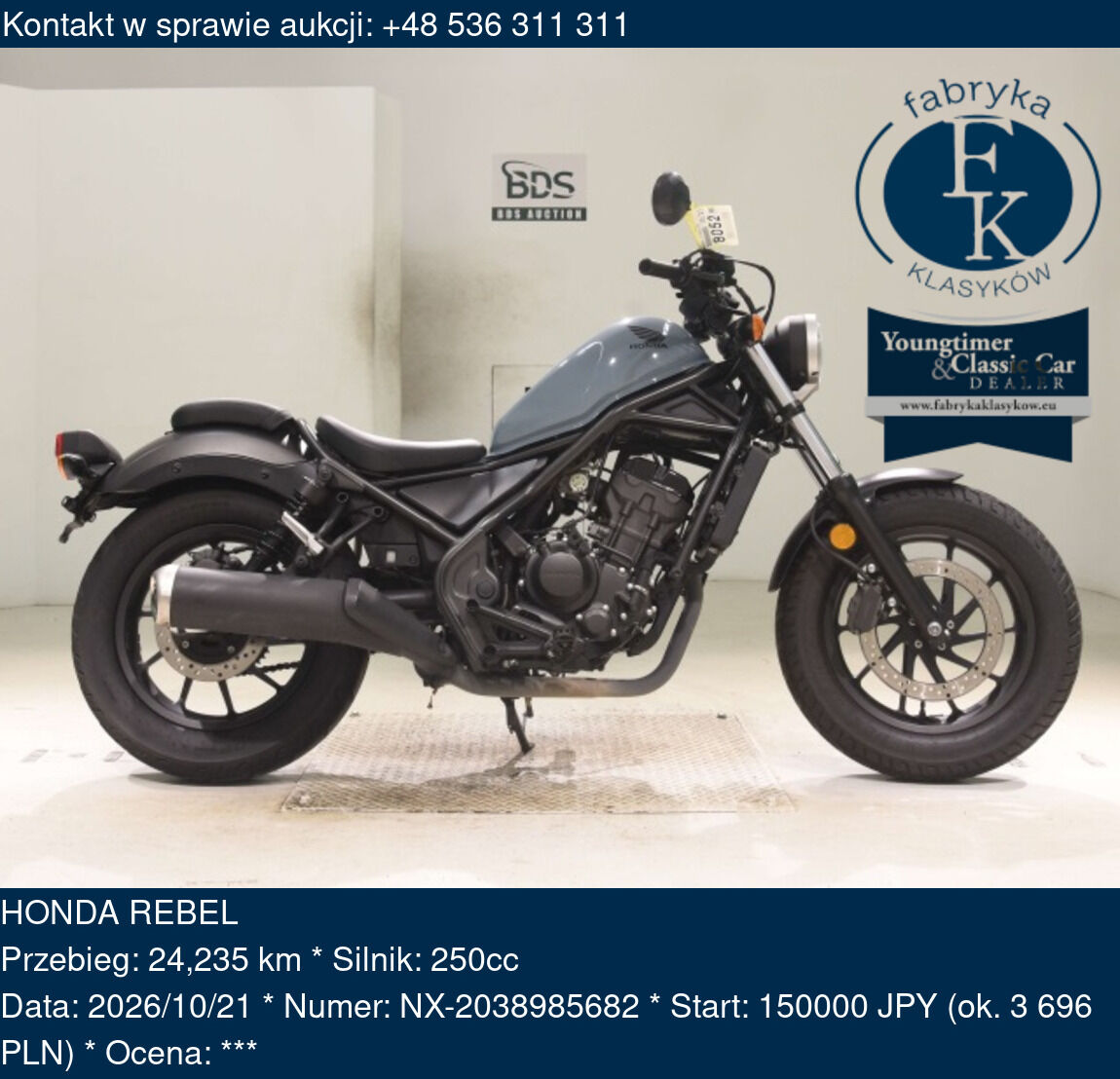 HONDA REBEL  - zdjęcie 2