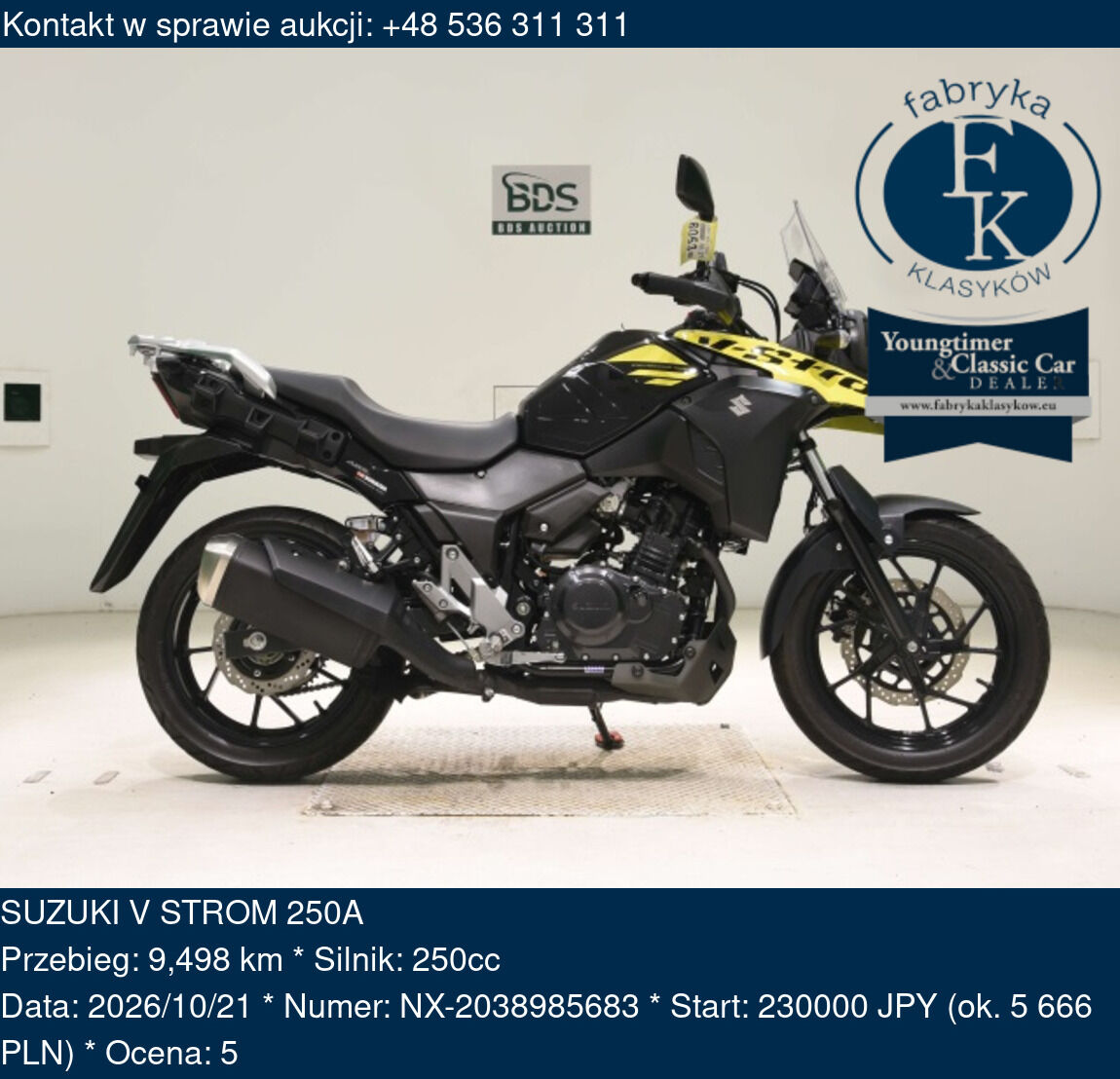 SUZUKI V STROM 250A  - zdjęcie 2