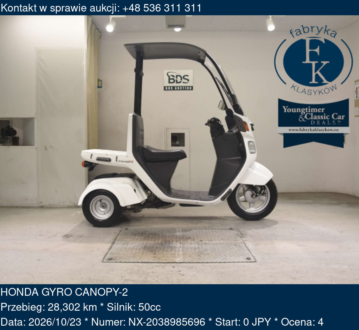 HONDA GYRO CANOPY-2  - zdjęcie 2