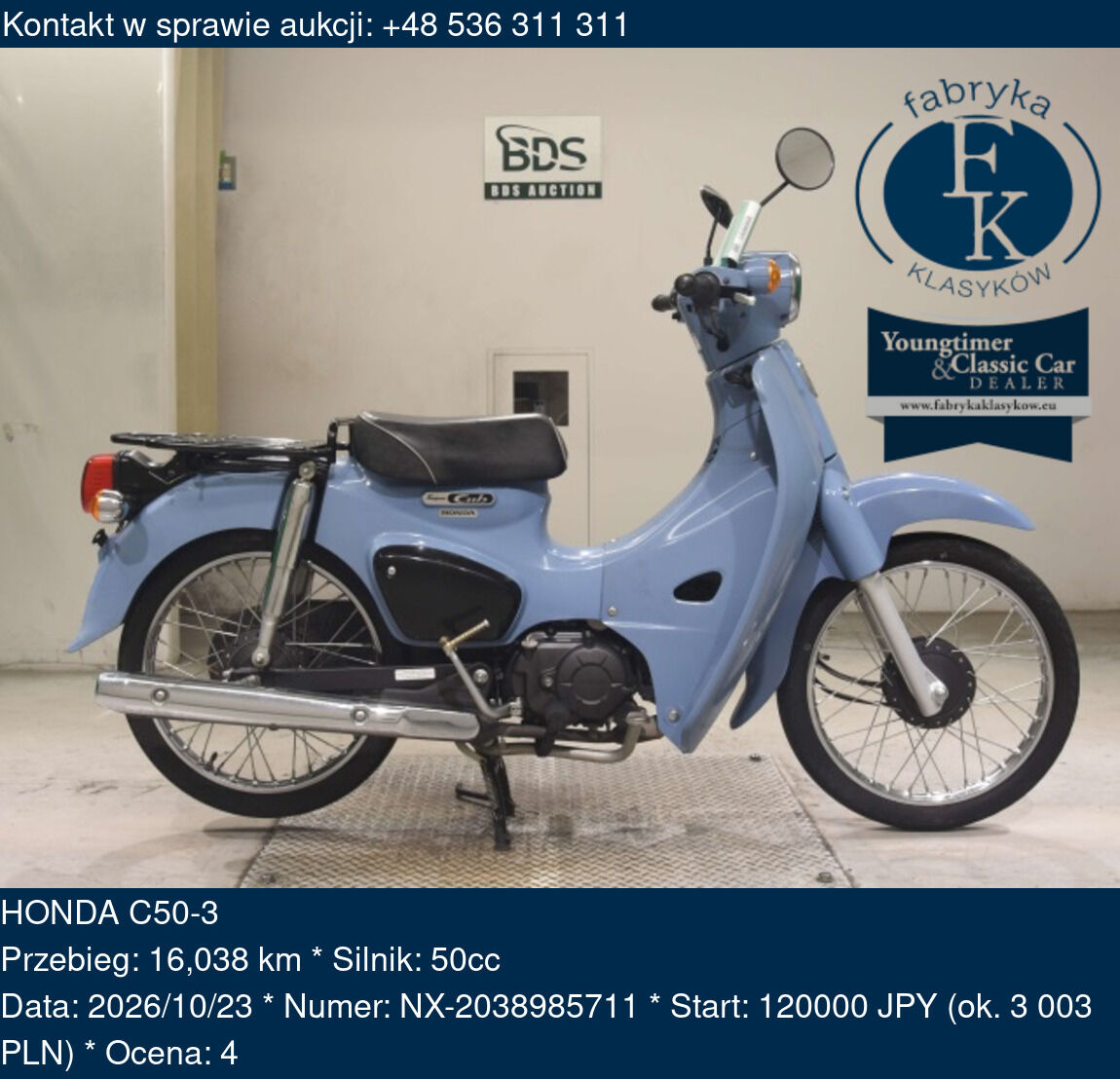 HONDA C50-3 - zdjęcie 2