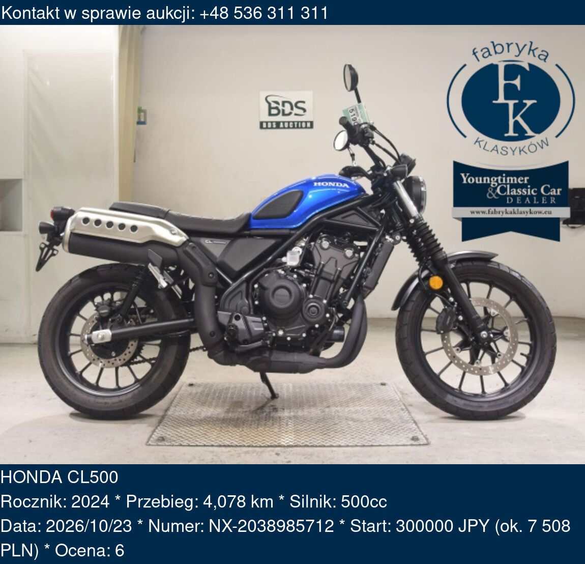HONDA CL500 2024 - zdjęcie 2