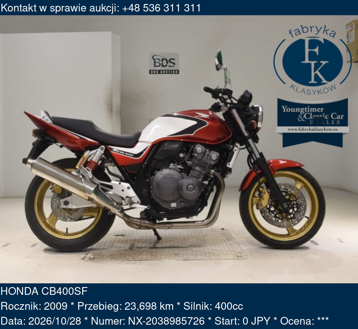 HONDA CB400SF 2009 - zdjęcie 2