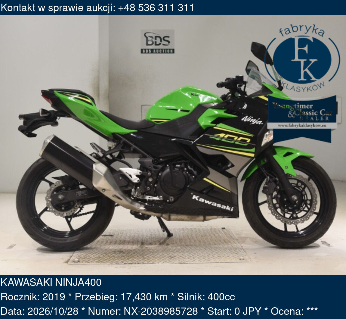 KAWASAKI NINJA400 2019 - zdjęcie 2