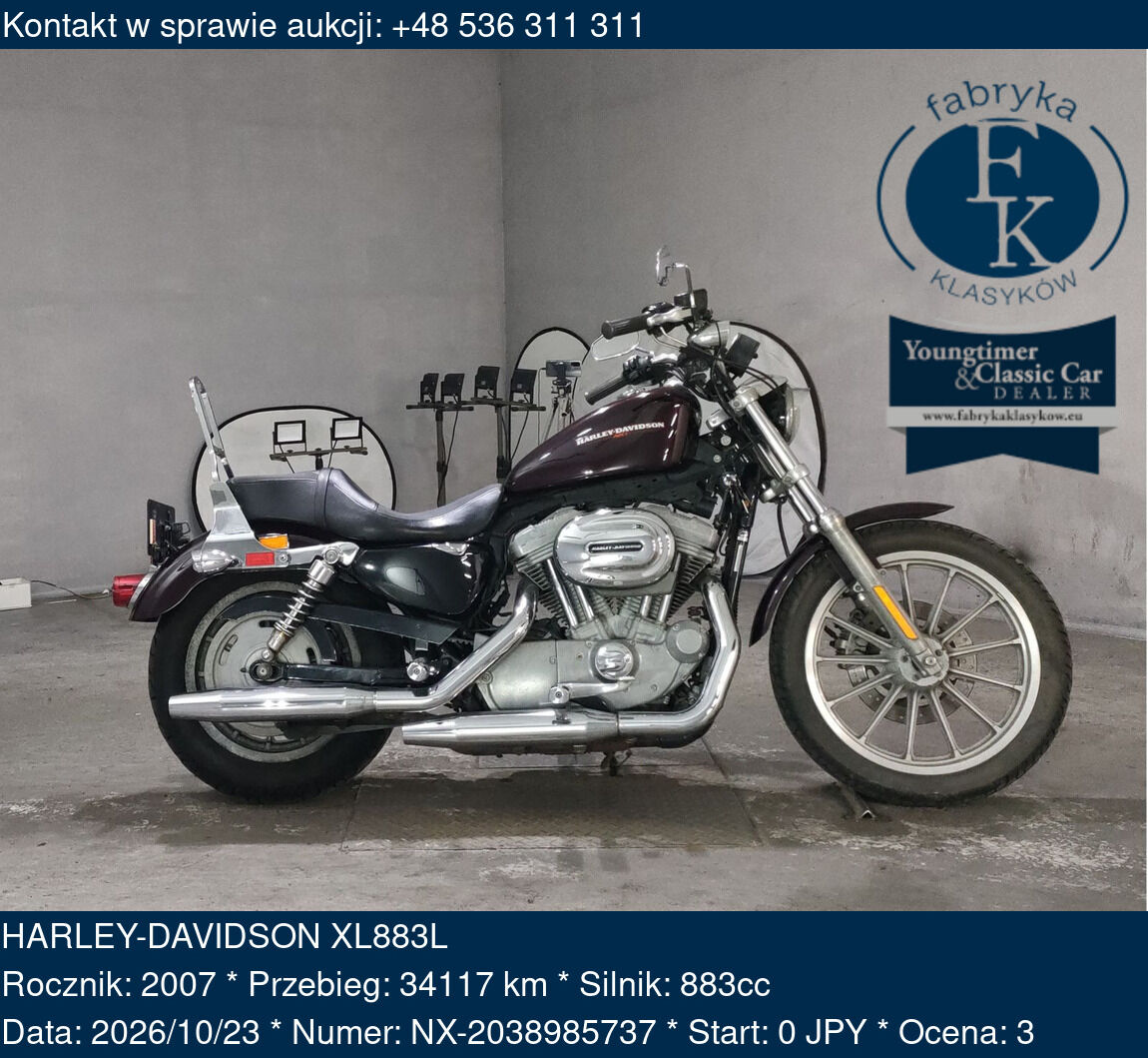 HARLEY-DAVIDSON XL883L 2007 - zdjęcie 2