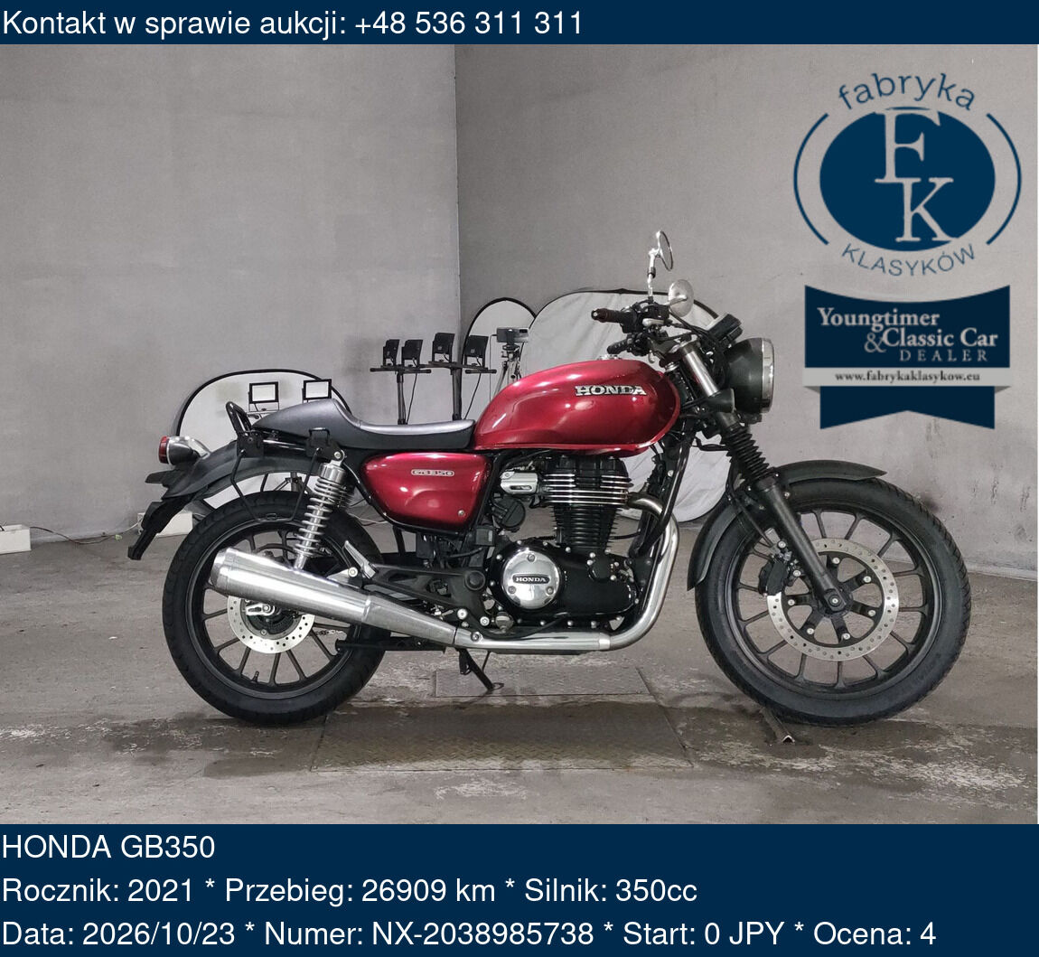 HONDA GB350 2021 - zdjęcie 2