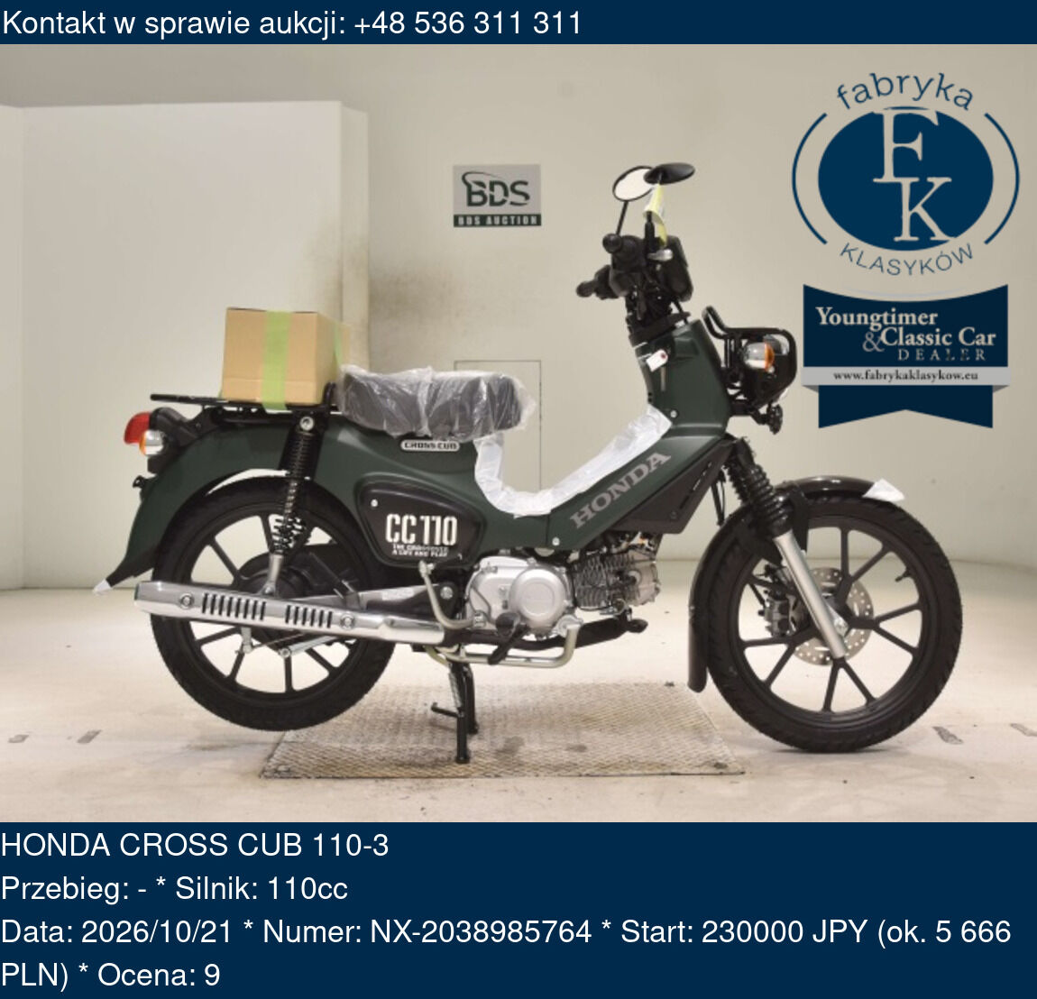 HONDA CROSS CUB 110-3  - zdjęcie 2