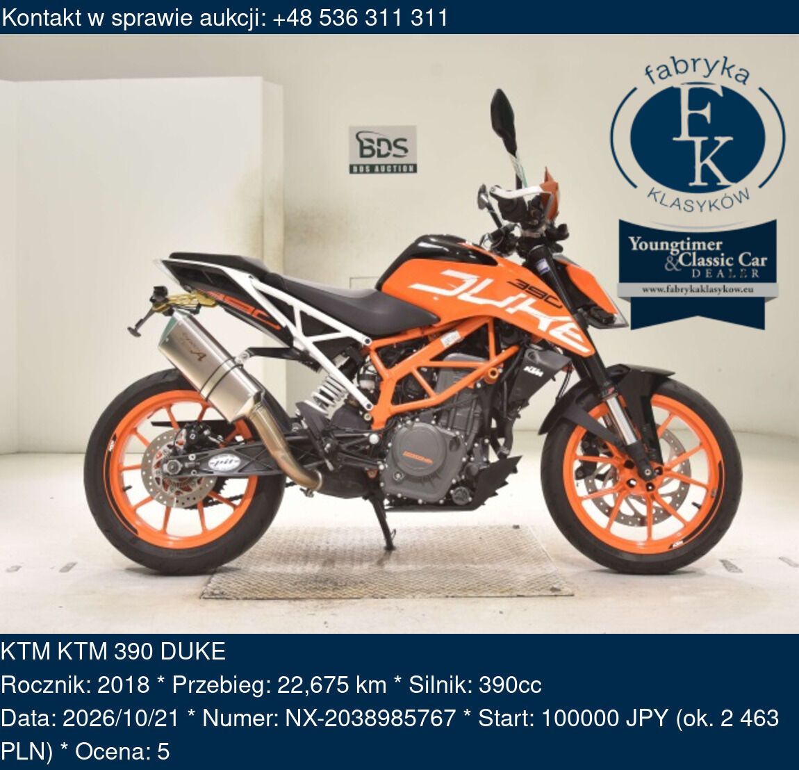 KTM KTM 390 DUKE 2018 - zdjęcie 2