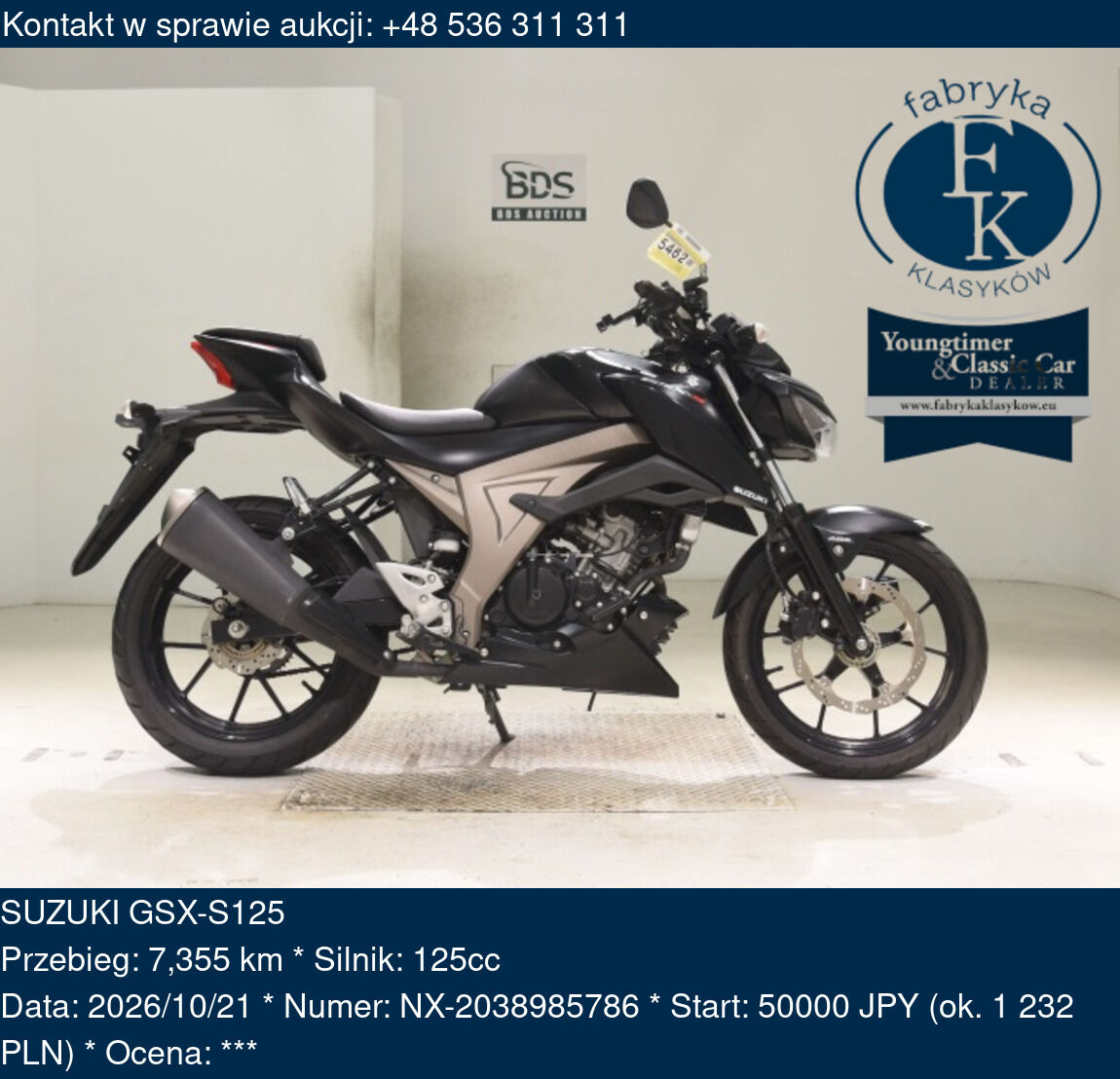 SUZUKI GSX-S125  - zdjęcie 2