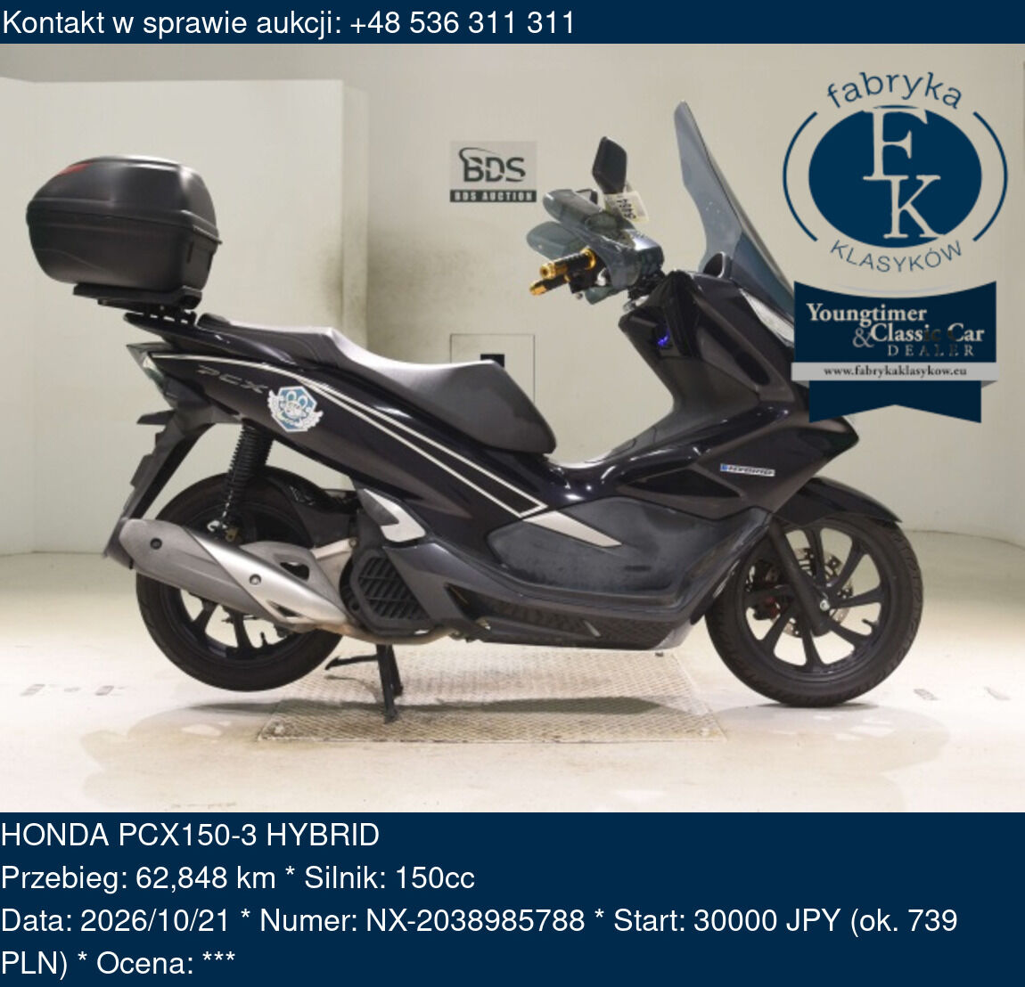HONDA PCX150-3 HYBRID  - zdjęcie 2