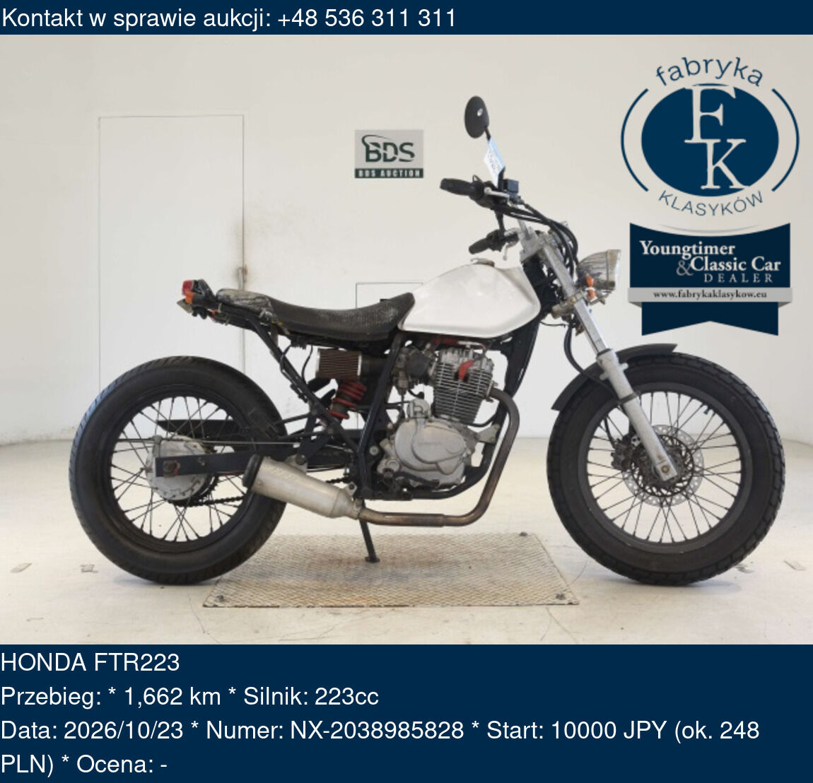 HONDA FTR223  - zdjęcie 2