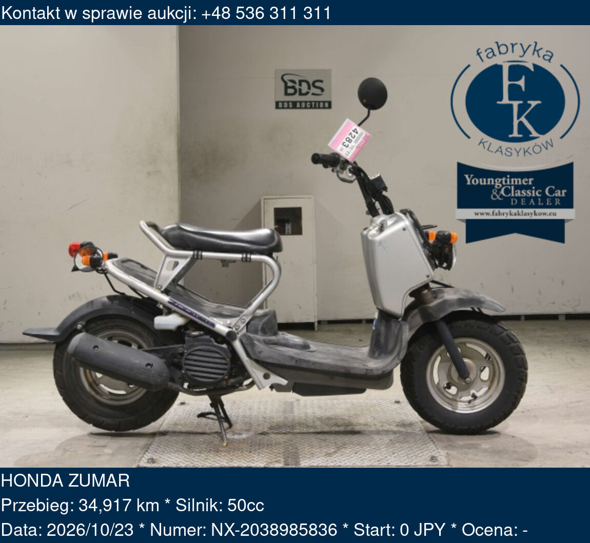 HONDA ZUMAR  - zdjęcie 2