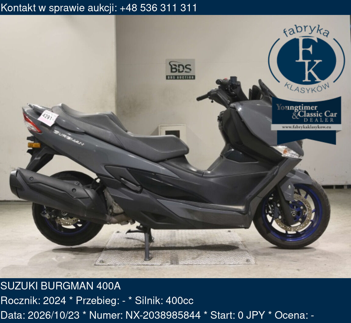 SUZUKI BURGMAN 400A 2024 - zdjęcie 2