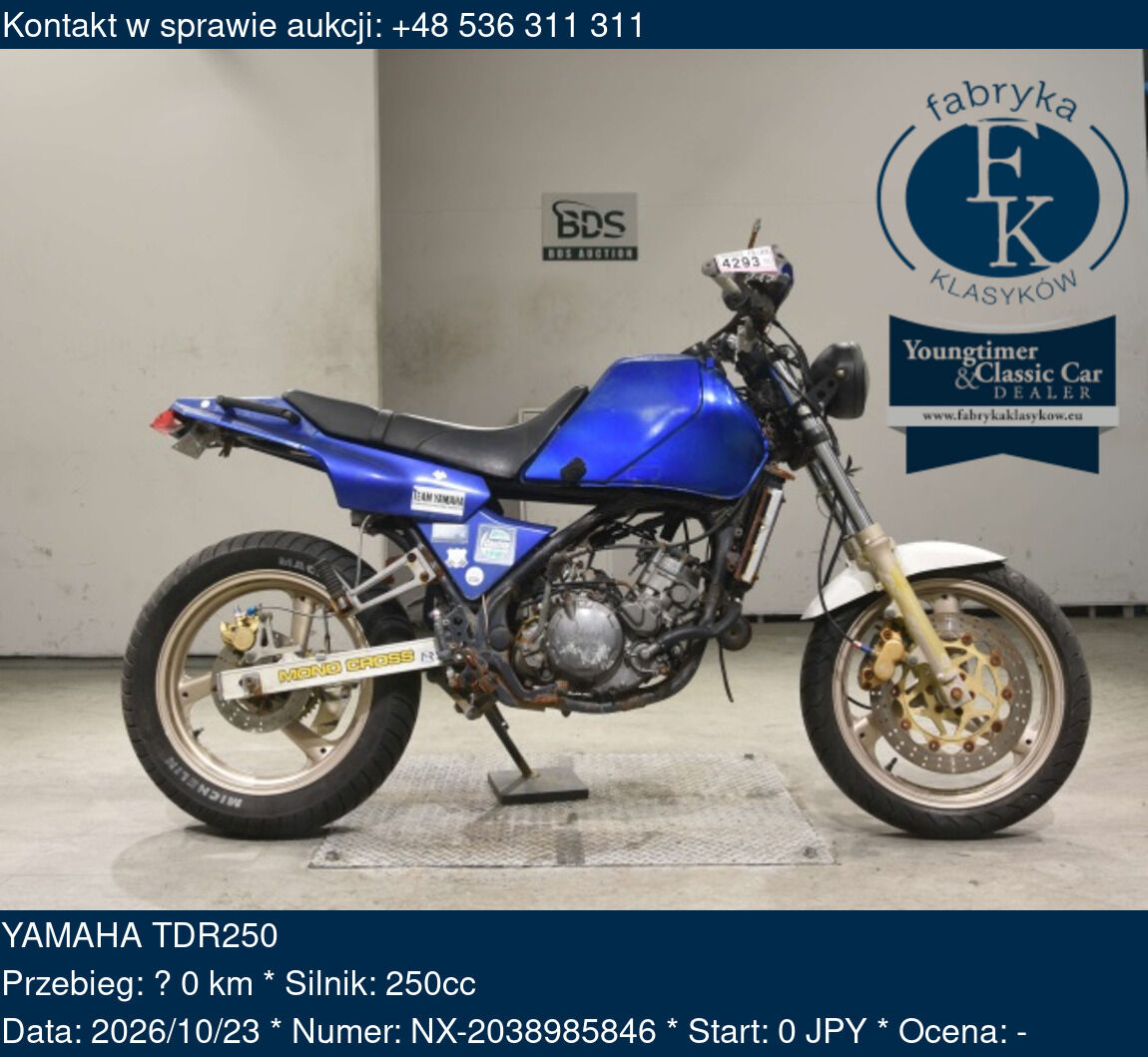 YAMAHA TDR250  - zdjęcie 2