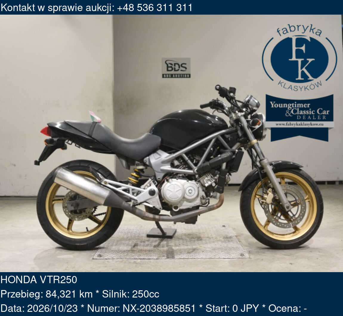 HONDA VTR250  - zdjęcie 2