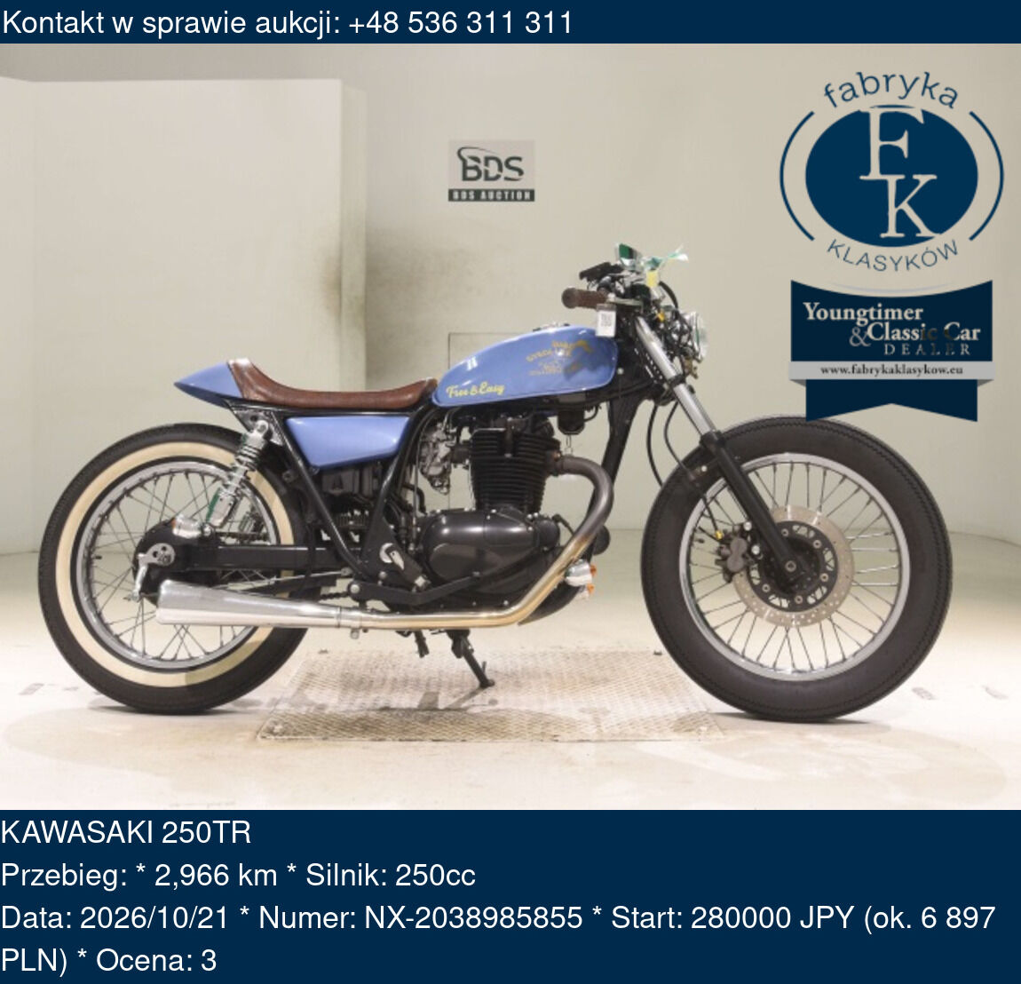 KAWASAKI 250TR  - zdjęcie 2