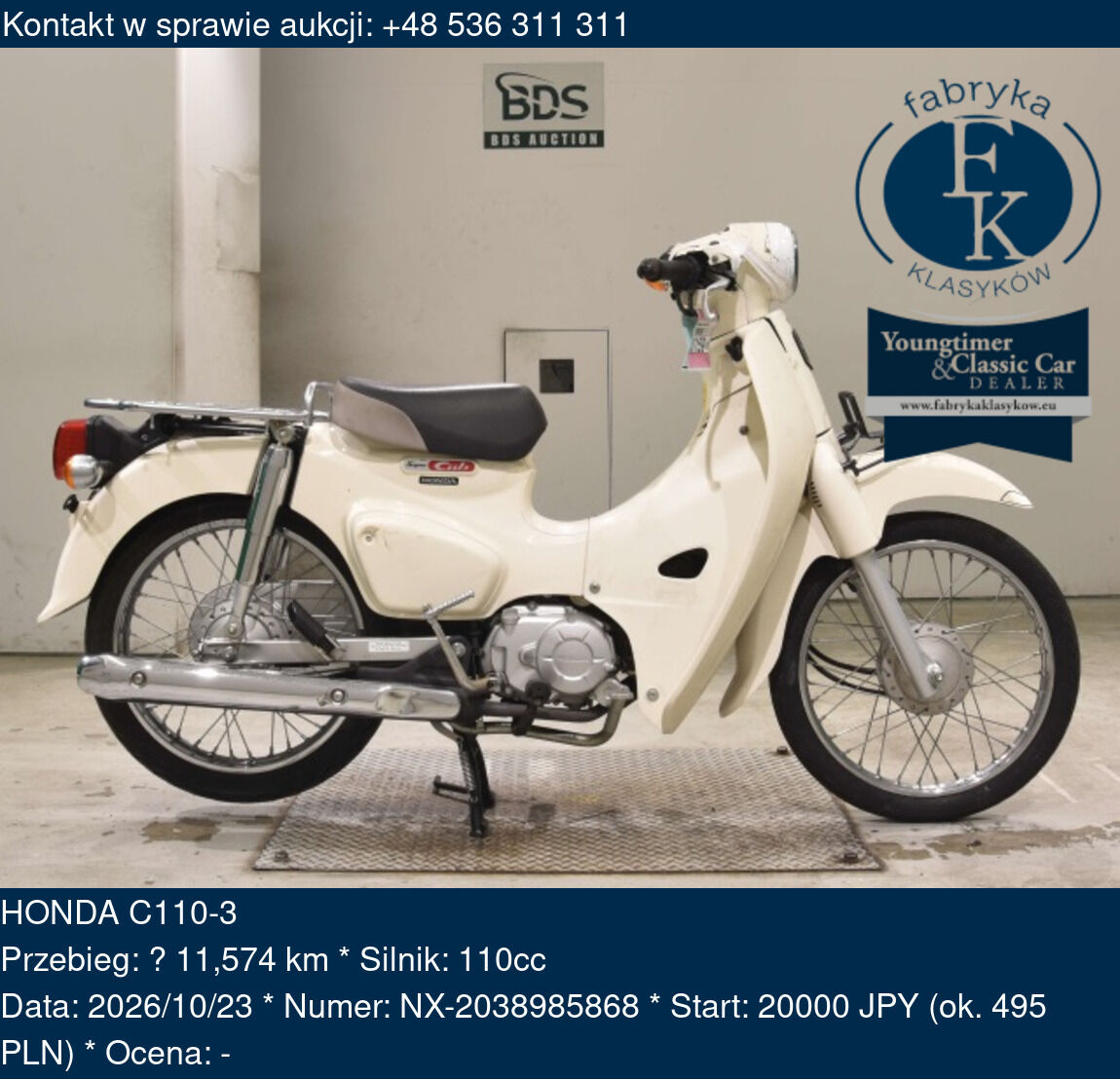 HONDA C110-3  - zdjęcie 2