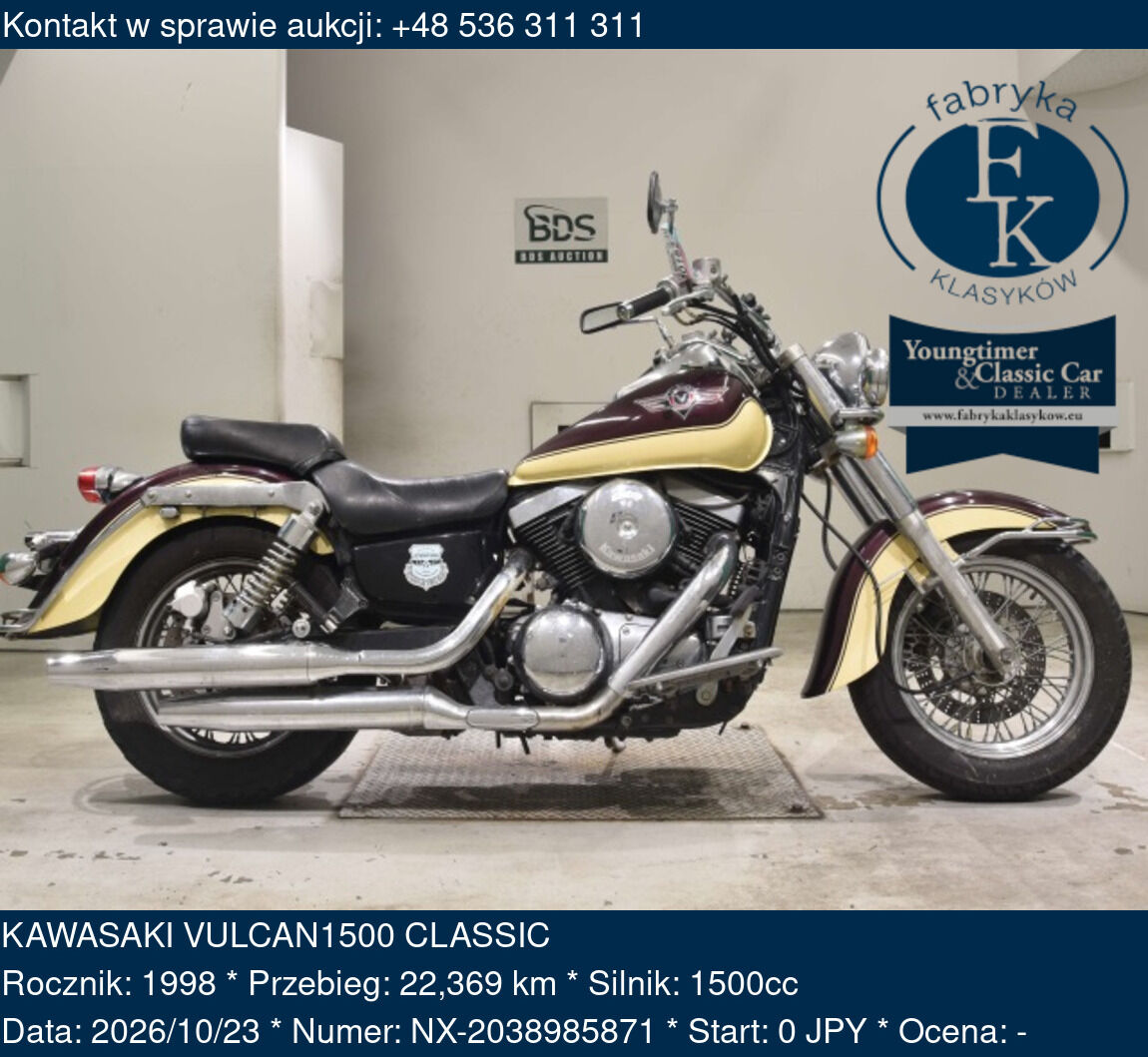 KAWASAKI VULCAN1500 CLASSIC 1998 - zdjęcie 2