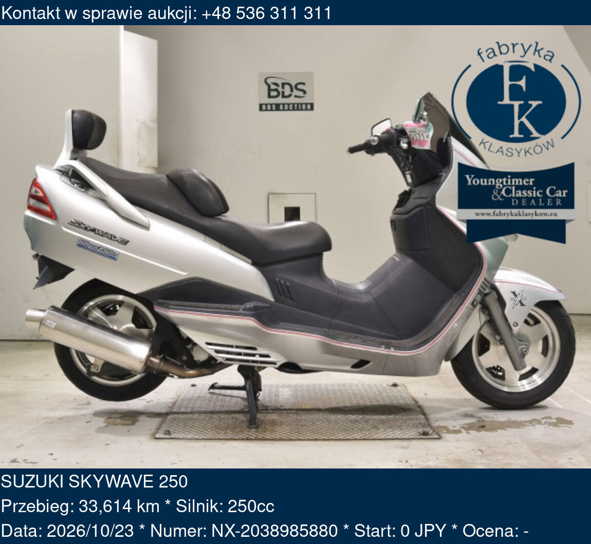 SUZUKI SKYWAVE 250  - zdjęcie 2