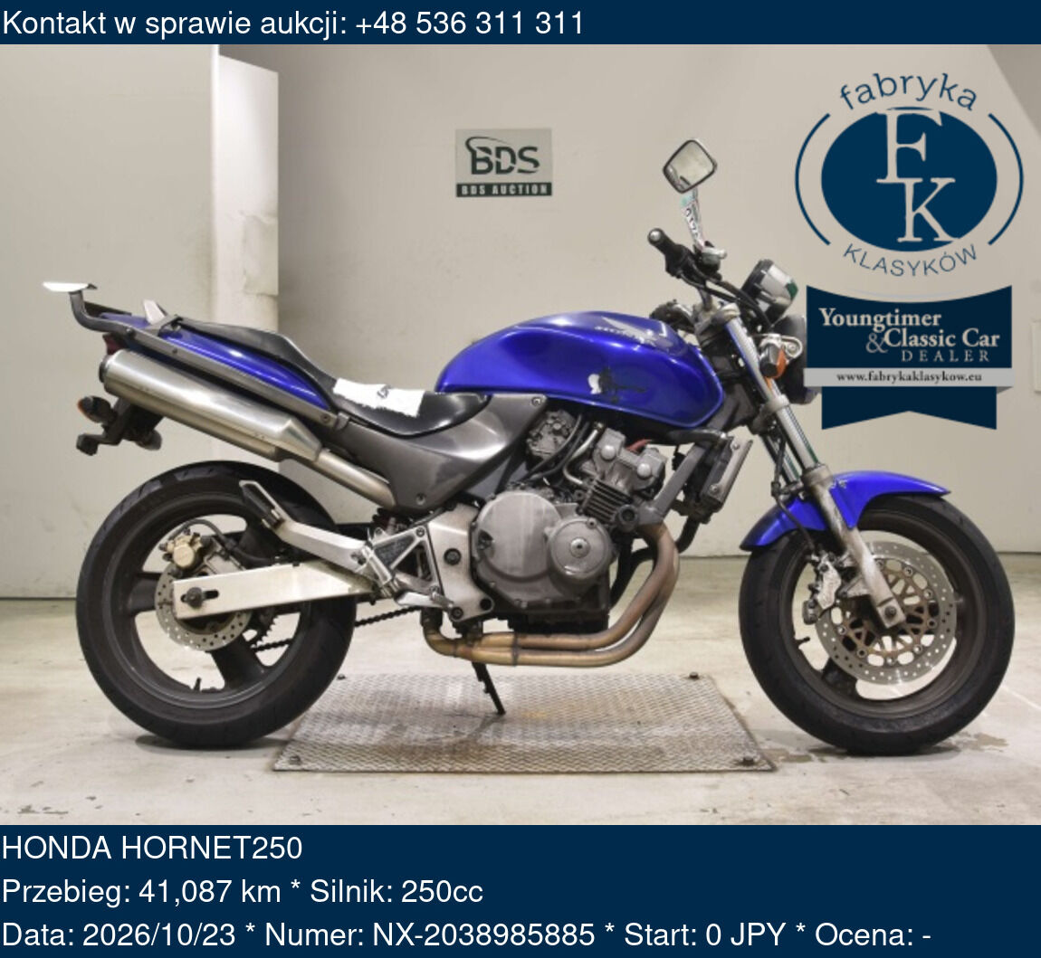 HONDA HORNET250  - zdjęcie 2