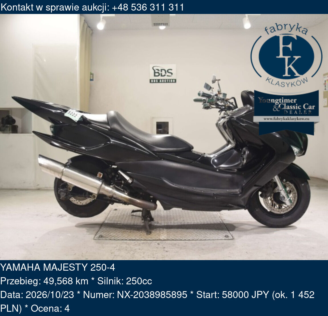 YAMAHA MAJESTY 250-4  - zdjęcie 2