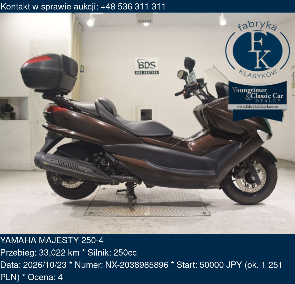 YAMAHA MAJESTY 250-4  - zdjęcie 2