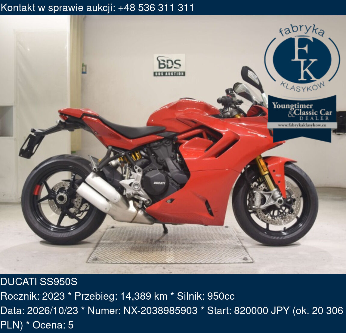 DUCATI SS950S 2023 - zdjęcie 2