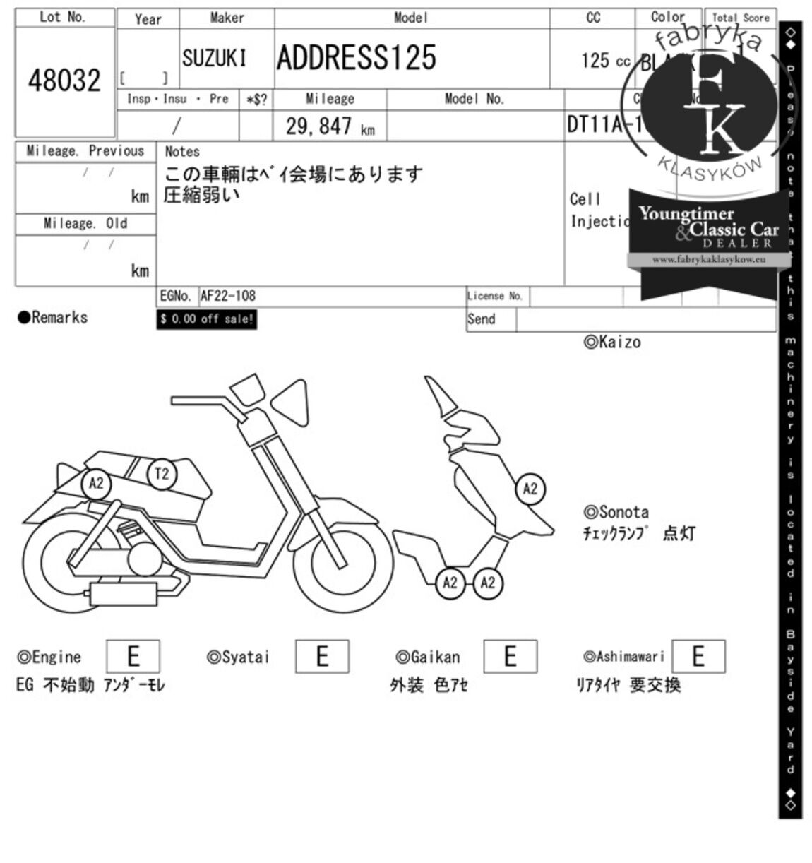 SUZUKI ADDRESS V125  - zdjęcie 8