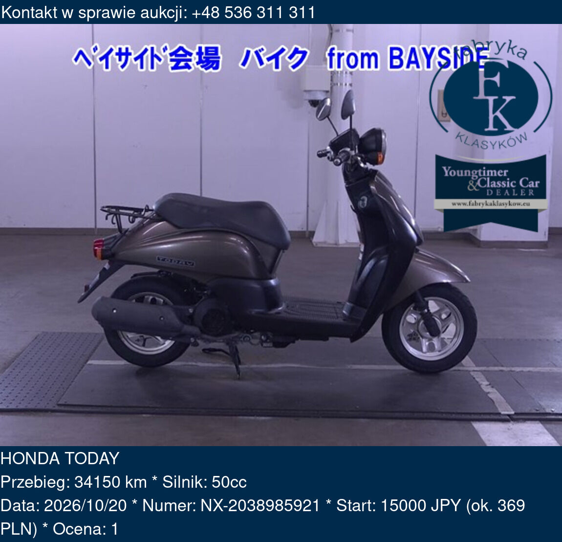 HONDA TODAY  - zdjęcie 2
