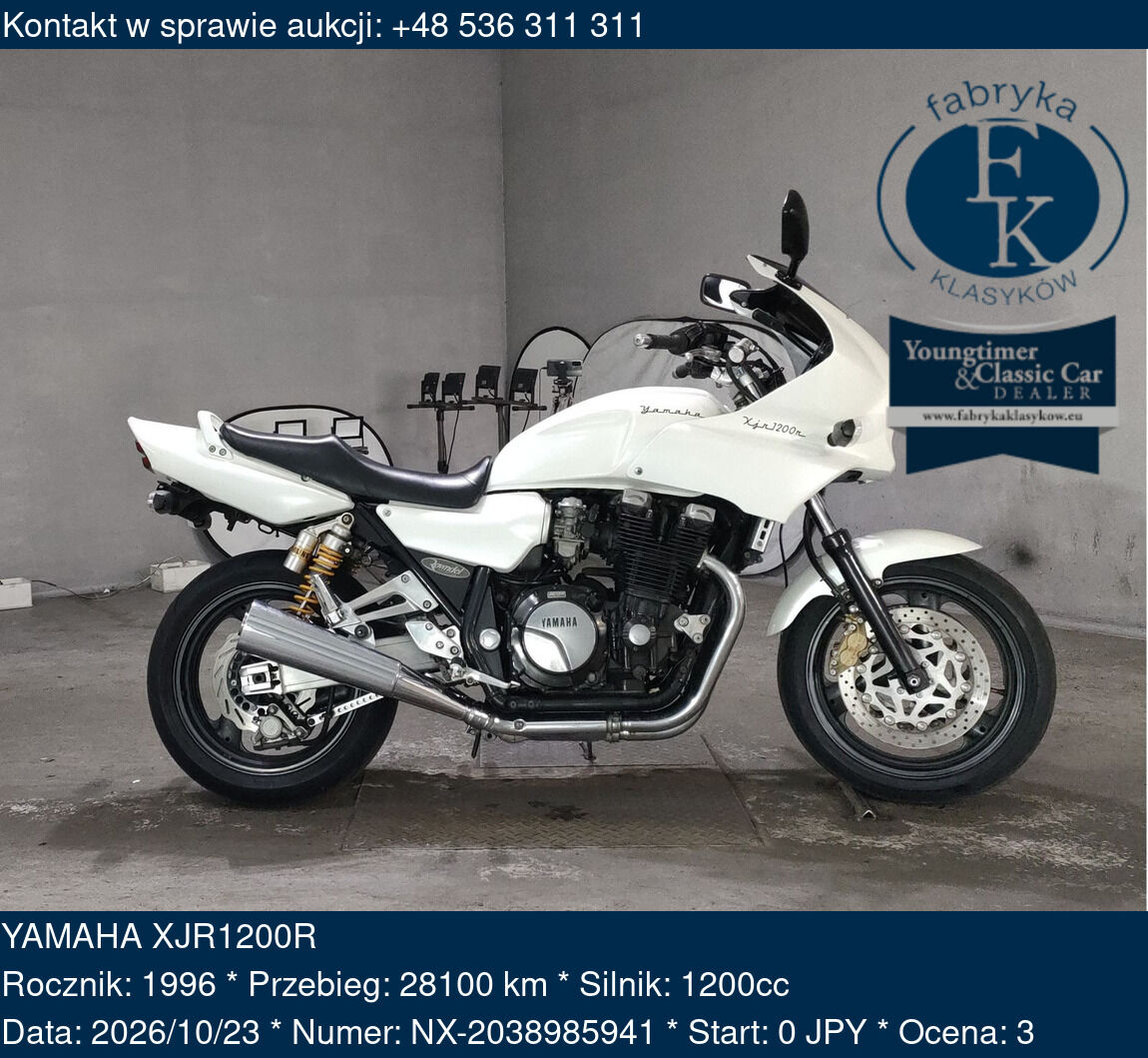 YAMAHA XJR1200R 1996 - zdjęcie 2