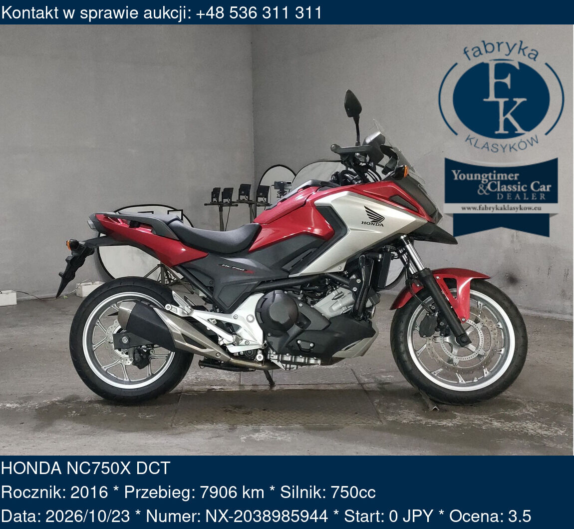 HONDA NC750X DCT 2016 - zdjęcie 2