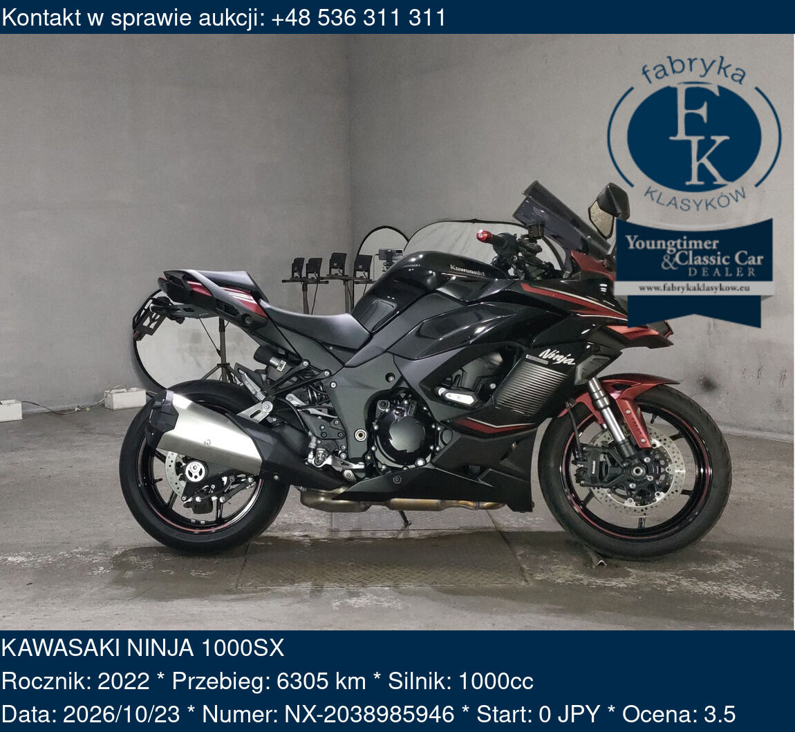 KAWASAKI NINJA 1000SX 2022 - zdjęcie 2