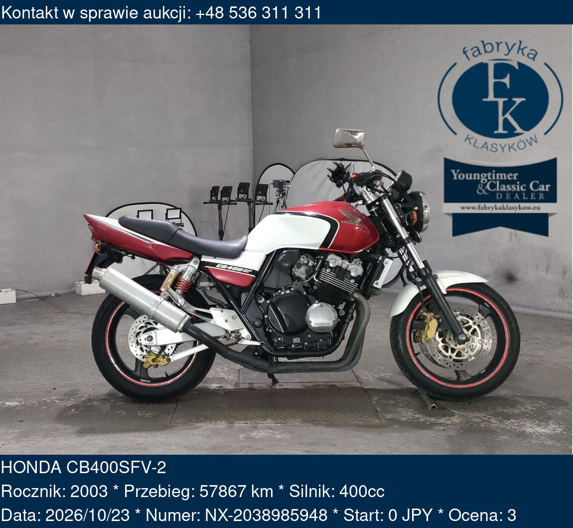 HONDA CB400SFV-2 2003 - zdjęcie 2