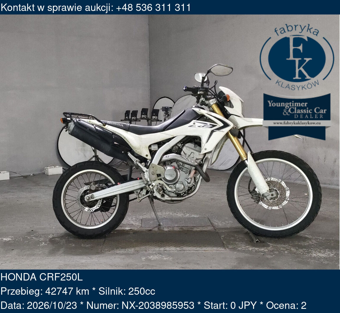 HONDA CRF250L - zdjęcie 2
